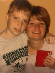 nick and mom, nick sick